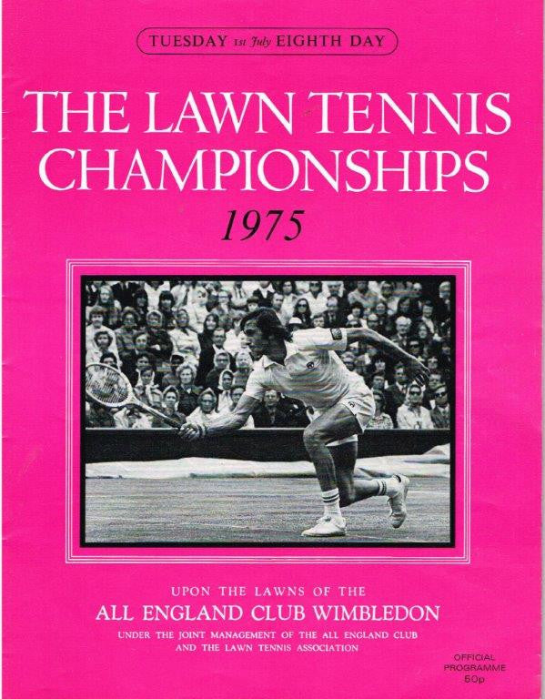 1975 Wimbledon Championships Daily Programme