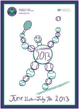 2013 Wimbledon Championships Poster