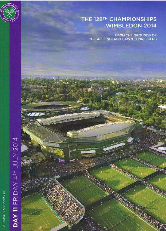 2014 Wimbledon Championships Daily Programme