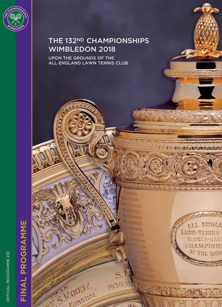 2018 Wimbledon Championships Final Programme with Full Results